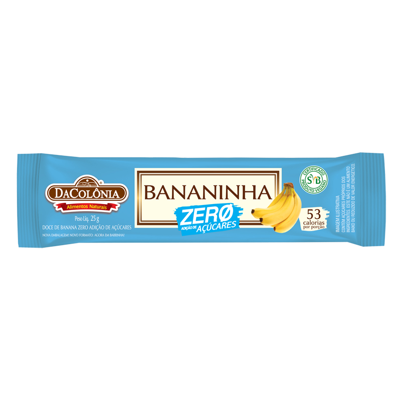 imagem de Doce Banana Dacolonia Zero 25G
