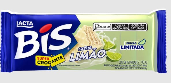 imagem de Chocolate Lacta Bis Limao 100,8G