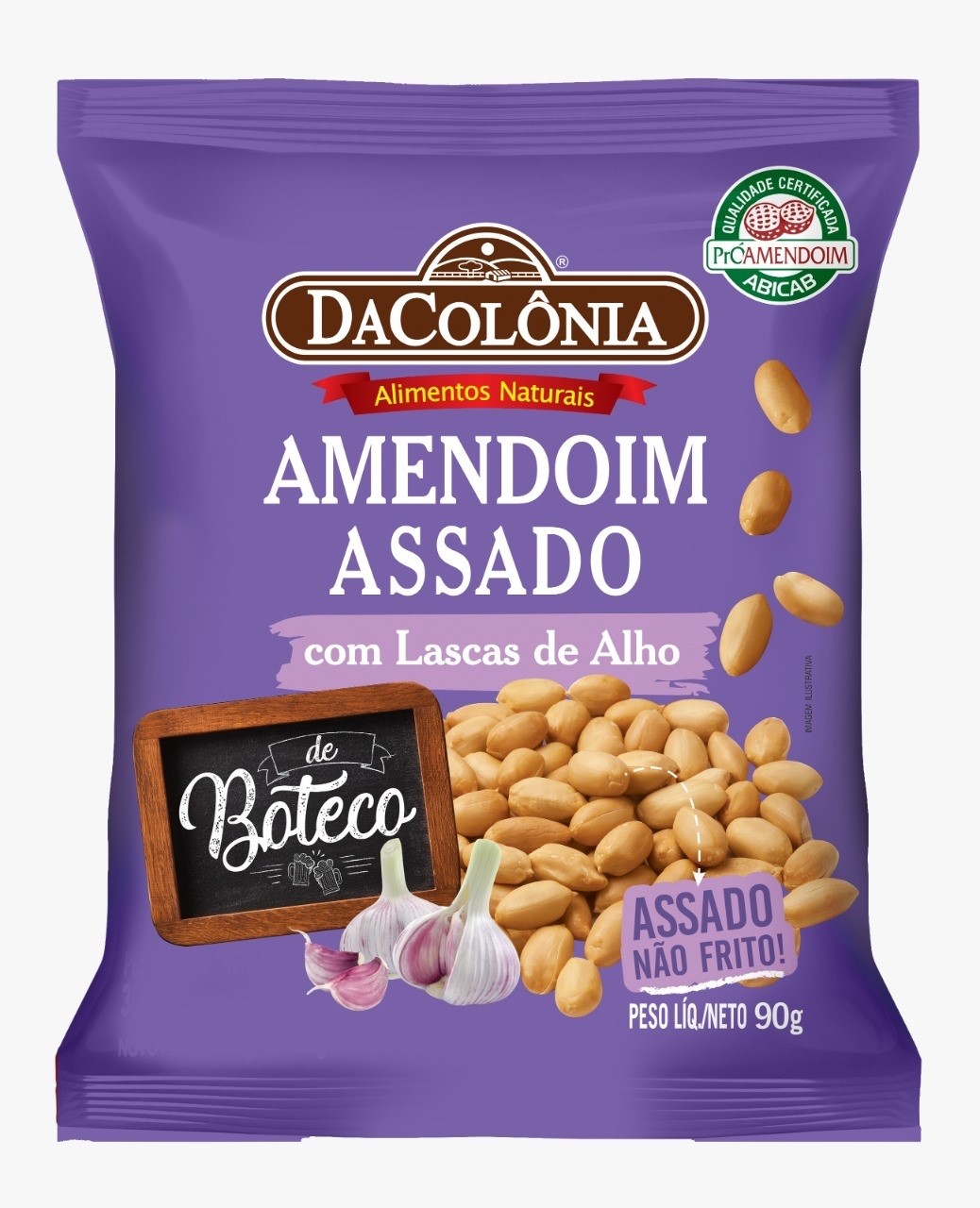 imagem de Amendoim Dacolonia Assado Com Las Alho 90G