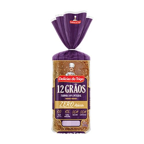imagem de Pao Delicias Do Trigo 12 Gr?os Zero 380G