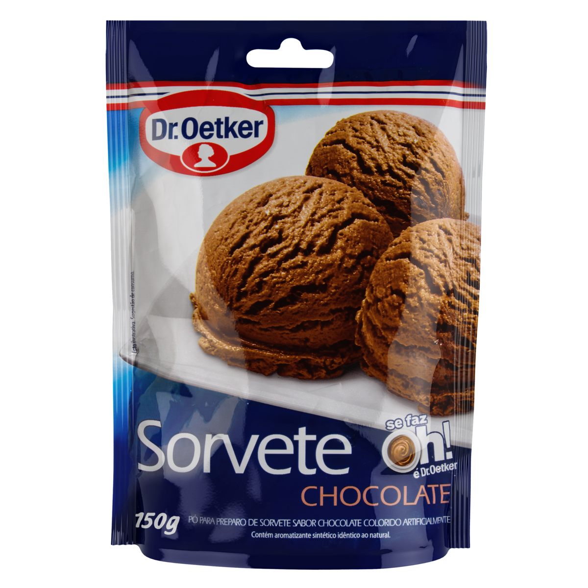 imagem de Po Para  Sorvete Dr Oetker Chocolate 150G