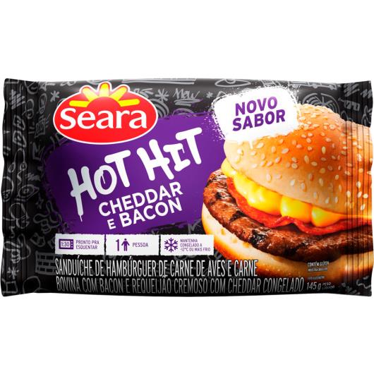imagem de Hamburguer Seara Hot Hit Bacon/Ched 145G