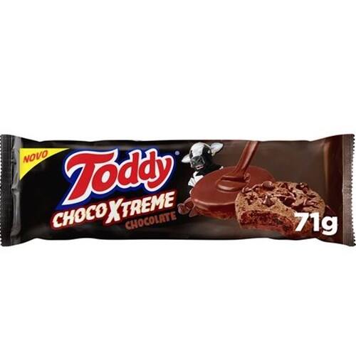 imagem de Biscoito Toddy Cookies Chocoxtreme Chocolate 71G