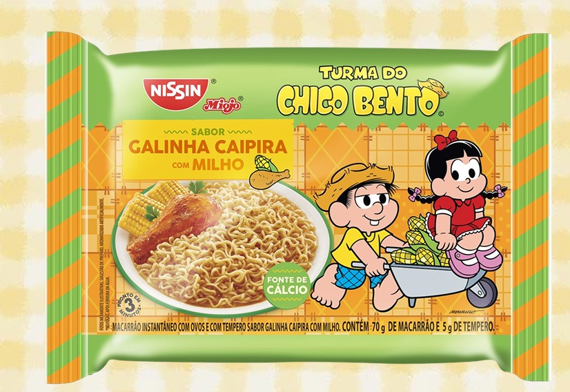 imagem de Macarrao Instantaneo Nissin Chico Bento Galinha Com Milho 75G