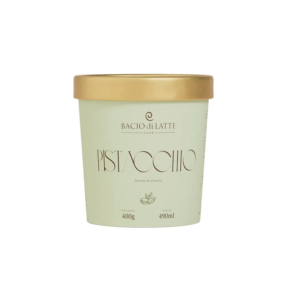 imagem de Sorvete Bacio Di Latte Pistacchio 490Ml