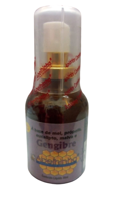 imagem de Mel Abelhinha Spray Gengibre 35Ml