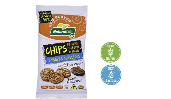 imagem de Chips Natural Life Churrasco Sem Gluten 70G
