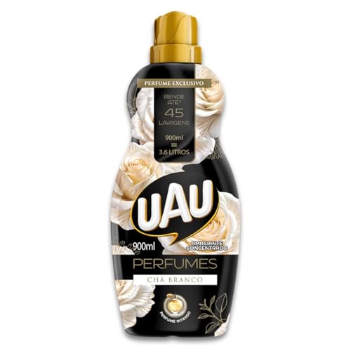 imagem de Amaciante Uau Concentrado Perfumes 900Ml Cha Branco