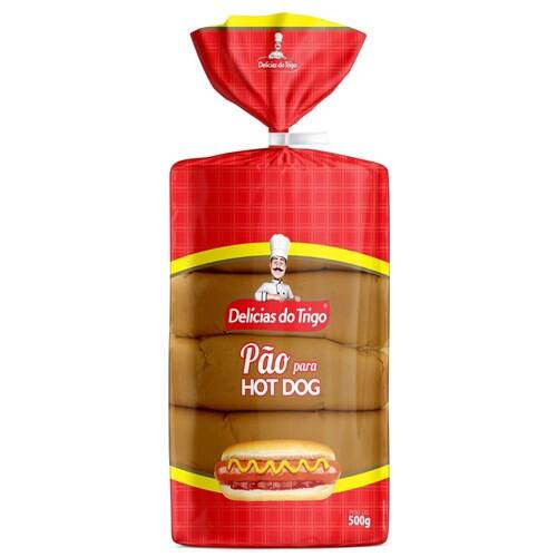 imagem de P?o Delicias Do trigo Hot Dog 500g