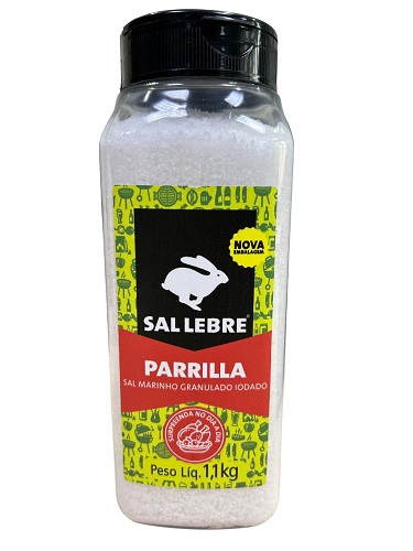 imagem de Sal LEBRE Parrilla Gran Gourmet Iodado 1,1Kg