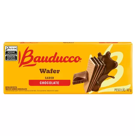 imagem de Wafer Bauducco Chocolate 92G
