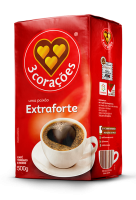 imagem de CAFE 3 CORACOES EXT FORT VACUO 500G