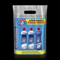 imagem de Kit Super Globo 2 Cloro Ati+1 Mult 500Ml