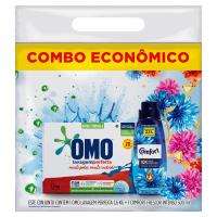 imagem de Kit Sabao Po Omo 1,6Kg+Amaciante Comfort 500Ml