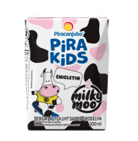 imagem de Bebida Lactea Pirakids Milkymoo Chicletin 200Ml