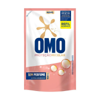 imagem de Sabao Liquido Omo 900Ml Sache Cuidado Intenso Rosa