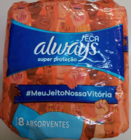 imagem de Absorvente Always Com Aba Bas Com 8 Seca