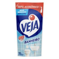 imagem de Limpa Veja Banheiro Oxi Sem Cloro Refil 400Ml