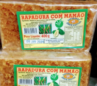 imagem de Rapadura Sitio Santa Clara Com Mamao 400G