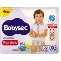 imagem de Fralda Babysec Shortinho Xg Com 22