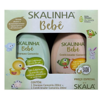 imagem de Kit Infantil Skalinha Sh+Condicionador Camomila 200Ml