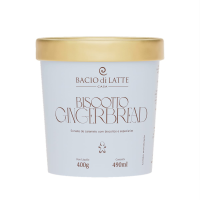 imagem de Sorvete Bacio Di Latte Biscoito Gingerbre 490Ml