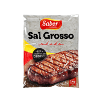 imagem de Sal Grosso Sabor Churrasco Iodado 1Kg