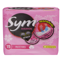 imagem de Protetor Diario Sym Sem Aba Com 15 Com Perfumado