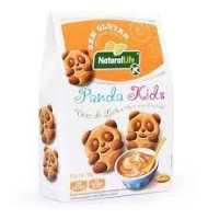 imagem de Biscoito Natural Life Panda Kids Leite Com Morango Sem Gluten 100G