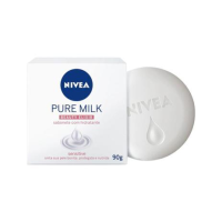 imagem de Sabonete Nivea Hidratante 90G Pure Milk Sensitive
