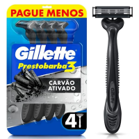 imagem de Aparelho De Barbear Gillette 3 Carbono Com 4