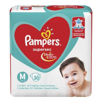 imagem de Fralda Pampers Supersec Pacote M