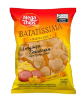 imagem de Batata Mega Chips Ling/Queijo Suino 170G