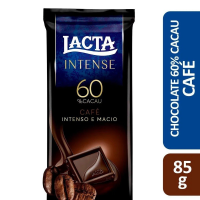 imagem de CHOC LACTA INTENSE 60% CACAU CAFE 85G